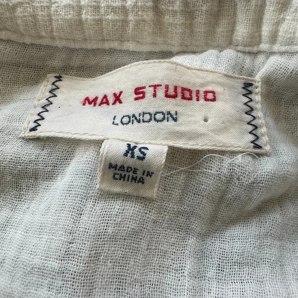 Max Studio London Womens Embroidered Lace Trim Casual Dress - Picture 9 of 9